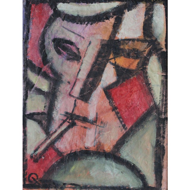Florentine School Artist, Hidden Portraits XVII, 1990s, Acrylic on Canvas, Framed For Sale - Image 4 of 10