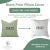 Not Yet Made - Made To Order Fabdivine Designer Block Print Cushion Cover 26x26 Inch- Rajputana Jaal For Sale - Image 5 of 5