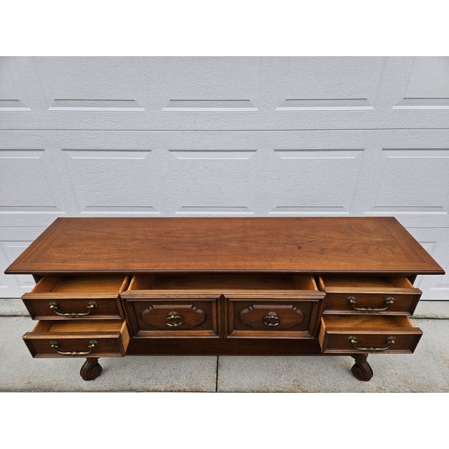 Brown Jacobean Victorian Revival Sideboard by Fancher For Sale - Image 8 of 16