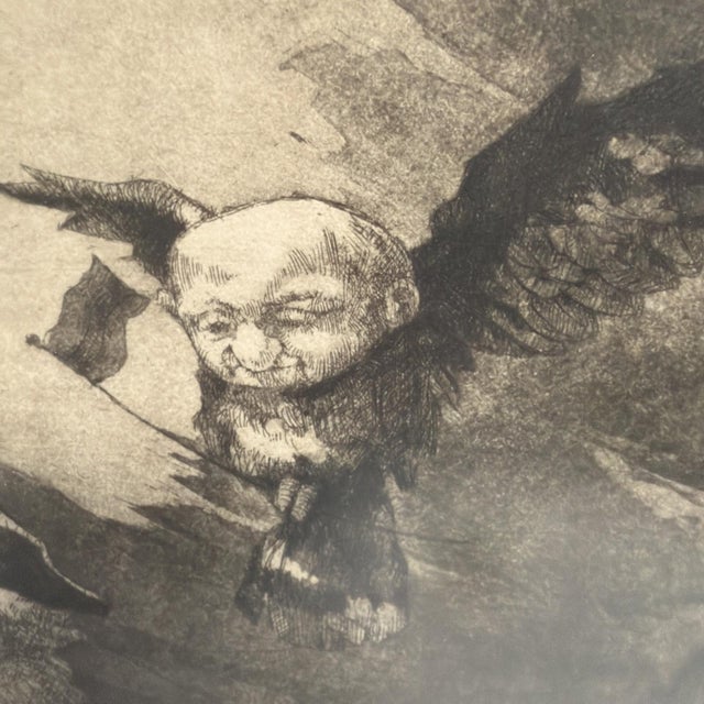 1970s Charles Bragg "The Roost" Ap Artist Proof Signed Framed Lithograph For Sale - Image 4 of 10