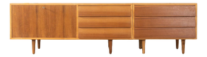 Mid-Century Modern Asymmetrical Desk