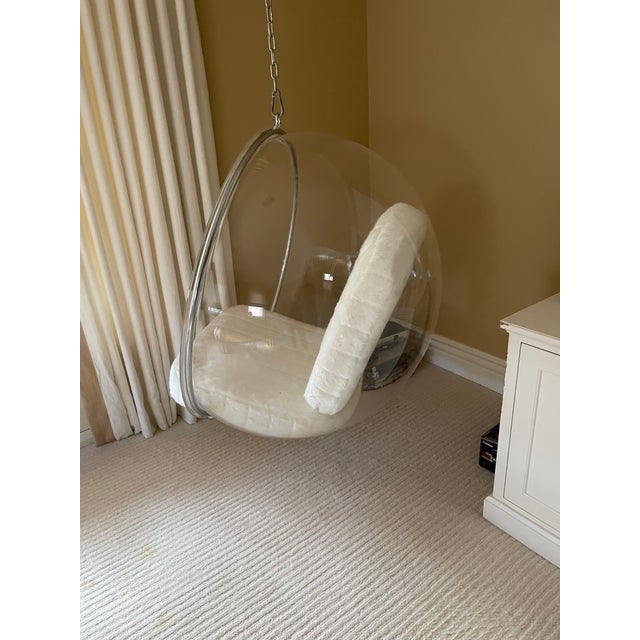 2000 - 2009 Iconic Eero Aarnio Silver Bubble Chair For Sale - Image 5 of 9