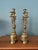 Antique French Louis XV Rococo Style Solid Brass 3-Light Candelabras - Pair, Cast Number 2 Description: For sale is a...