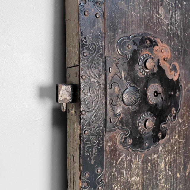 Wood Antique Japanese Architectural Hikido Sliding Door Wall Panel, 1860s For Sale - Image 7 of 18
