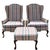Traditional Elevate Your Space With a Pair of Ethan Allen Queen Anne Wingback Chairs, Combining Timeless American Craftsmanship With a Lively, Elegant Aesthetic. For Sale - Image 3 of 11