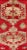 Tribal Mid 20th Century Bright Red and Taupe Vintage Turkish Oushak Rug With Dual Medallion Design For Sale - Image 3 of 10