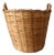 Vintage Woven Wicker Basket For Sale