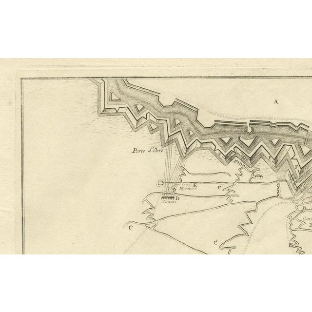 Attack Plan of Douay Fortress, France, 1710 For Sale - Image 3 of 12