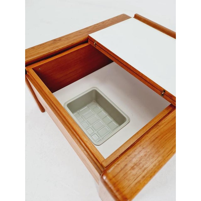Brown Danish Teak Coffee Table from Emc Möbelfabrik, 1960s For Sale - Image 8 of 11