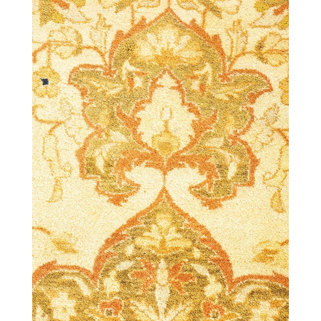 Traditional Mogul, One-of-a-Kind Hand-Knotted Area Rug - Ivory, 9' 3" x 11' 9" For Sale - Image 3 of 8