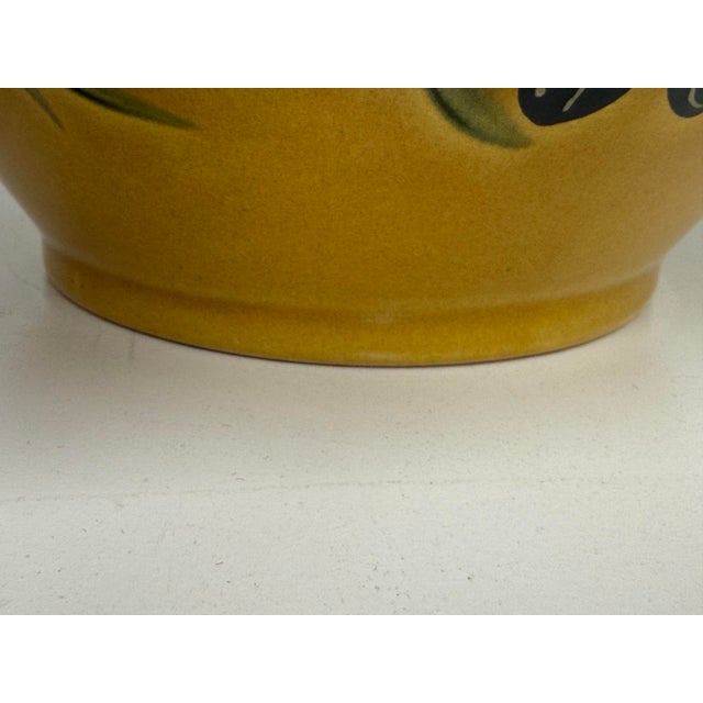 Nicoise Olive of Coursange for William Sonoma Large Salad Serving Bowl For Sale - Image 10 of 12
