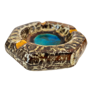 Vallauris Lava Ceramic Cigar Ashtray Marius Giuge Catchall Vide Poche 1960s