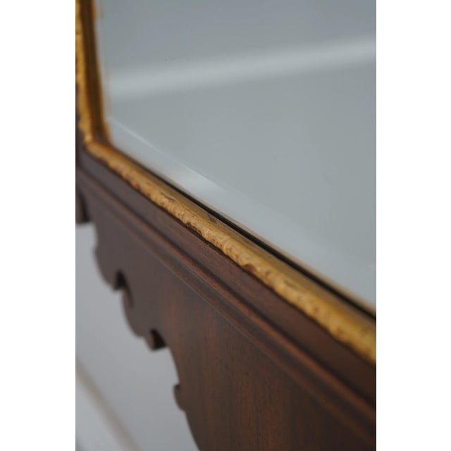 Friedman Brothers Chippendale Style Shell Carved Mahogany Mirror For Sale In Philadelphia - Image 6 of 11