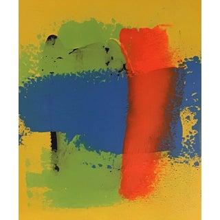 Abstract Colorfield Painting on Stretched Canvas For Sale