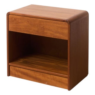 Mid 20th Century Danish Modern Teak Nightstand For Sale
