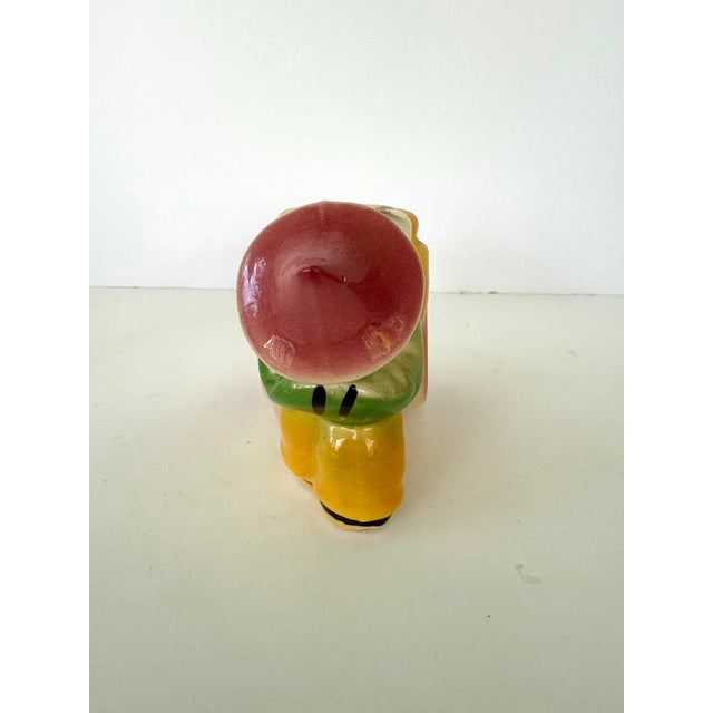 Mid-Century American Pottery Planter Set – Dutch Girls & Chinese Rickshaw, C. 1940s For Sale - Image 4 of 9