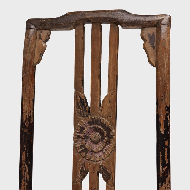 Chinese Chrysanthemum Lady's Chair, C. 1800 For Sale In Chicago - Image 6 of 7