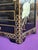 Vintage Chinese Asian Black Lacquer Mop Chinoiserie Table Top Cabinet For Sale - Image 9 of 12