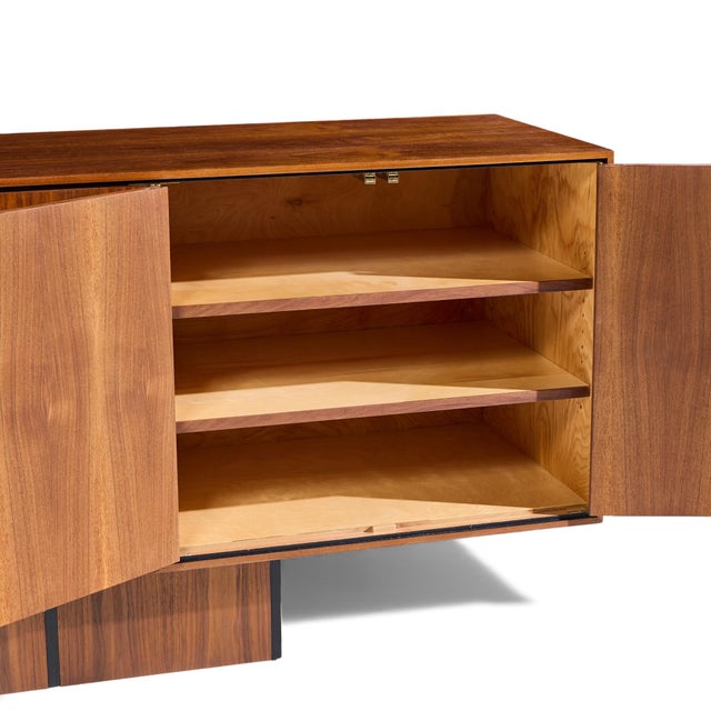 Wood Vladimir Kagan for Dreyfuss Mid 20th Century Walnut Credenza For Sale - Image 7 of 9