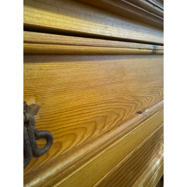 Late 20th Century Mexican Solid Pine Hacienda Five-Drawer Dresser For Sale - Image 10 of 13