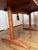 American Solid Vintage Cherry Wood Trestle Table For Sale - Image 3 of 4