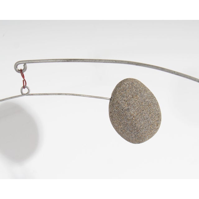 Wood 2022 Signed Mixed Media Modernist Stabile by William Wesley For Sale - Image 7 of 7