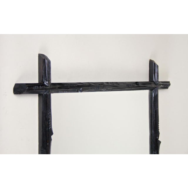 Austrian Black Forest Basswood Wall Mirror, 1880s For Sale - Image 4 of 16