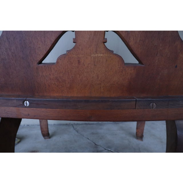 Antique Swiss 19th Century Black Forest Hunting Arm Chair For Sale - Image 17 of 18