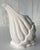 White White Ceramic Sea Shell. Ase For Sale - Image 8 of 10