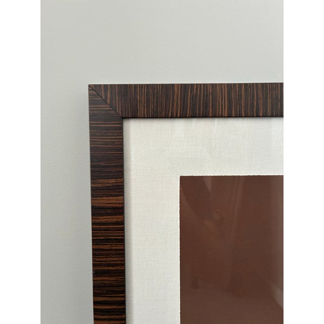 Natural Curiosities Sepia Botanical Floral Print in Dark Wood Frame For Sale - Image 4 of 7