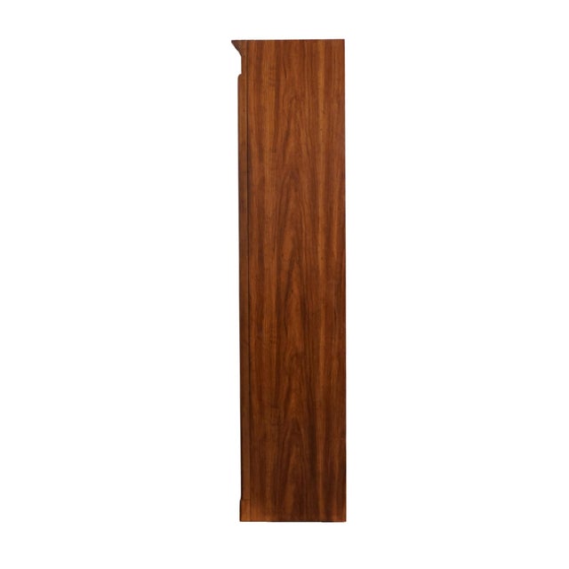 Drexel Furniture Italian Provincial Burled Walnut 31" Secretary Bookcase / Wall Unit 530-810 For Sale - Image 13 of 16