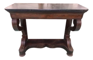 Vintage Console Table in Mahogany
