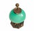 Mid-Century Table Lamp with Marble Base and Opaline Shade For Sale - Image 3 of 6