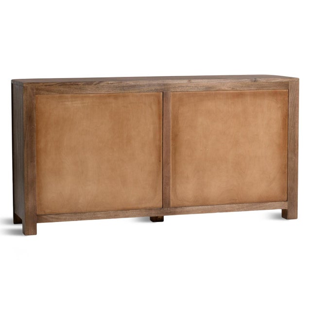 Harlow Chocolate Fluted Wood Organic Modern Dresser For Sale In Los Angeles - Image 6 of 7