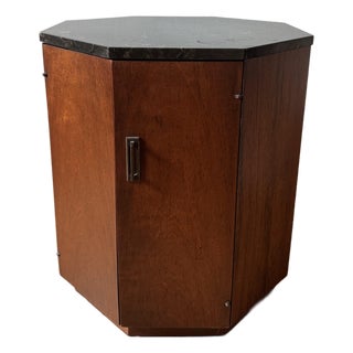 1950s Harvey Probber Style Octaganol Side Table For Sale