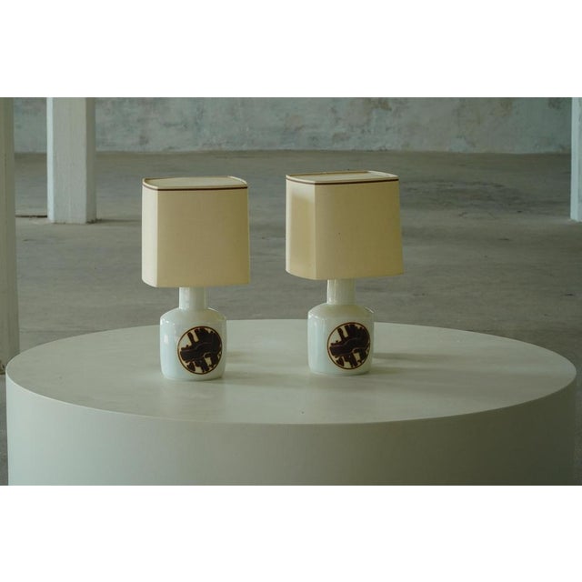 Danish Modern Porcelain Table Lamps from Bing & Grøndahl, 1960s, Set of 2 For Sale - Image 15 of 18
