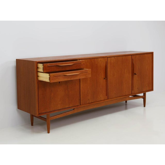Swiss Design Sideboard in Teak, 1960s For Sale - Image 4 of 12
