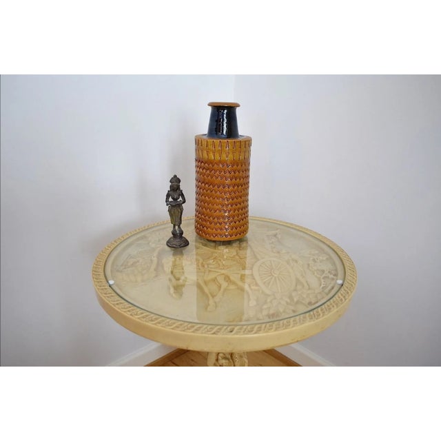 Boho Chic Asian Dragon Side Table, 1960s For Sale - Image 3 of 16