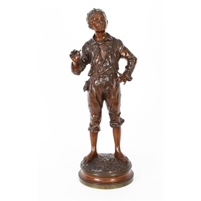 Antique Bronze Street Figure by Jose Cardona, Early 20th-Century For Sale - Image 6 of 18