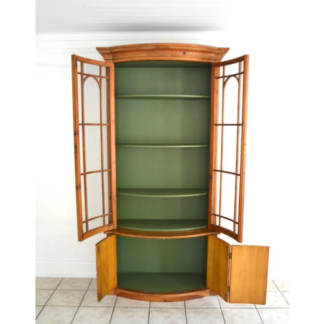Wood 1950s Italian Display Cabinet For Sale - Image 7 of 12