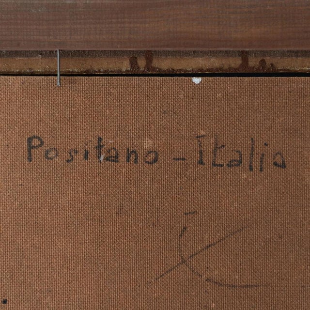 Positano and Valldemossa, Landscapes, 1990s, Oil on Canvas, Set of 2 For Sale - Image 14 of 15