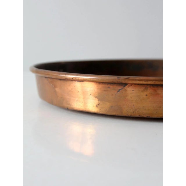 Metal Antique Copper Escargot Pan For Sale - Image 7 of 10