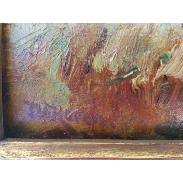 Modern 1920s Vintage Franklin De Haven Pastoral Landscape Oil Painting For Sale - Image 3 of 6