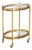 Mid-Century Modern French Brass and Glass Bar Cart, 1950s For Sale