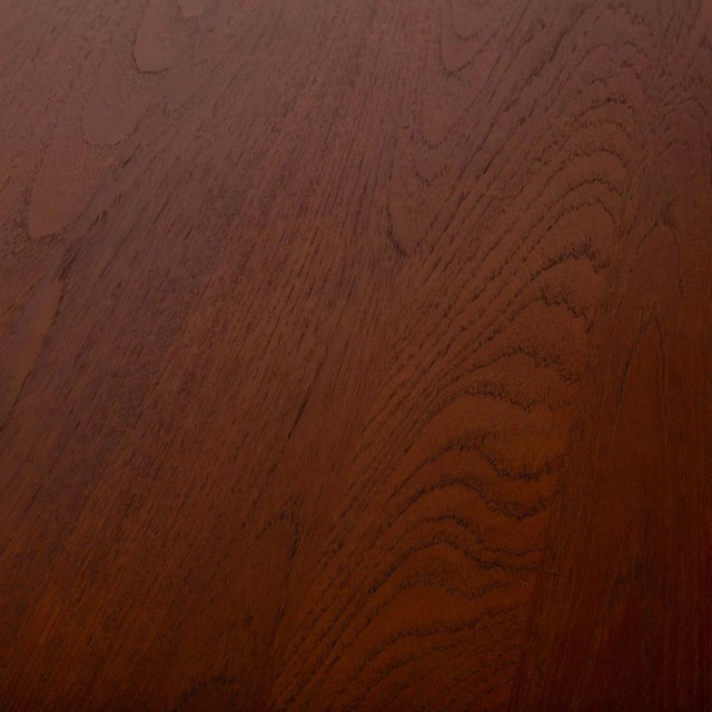 Brown Mid-Century Teak Coffee Table For Sale - Image 8 of 14