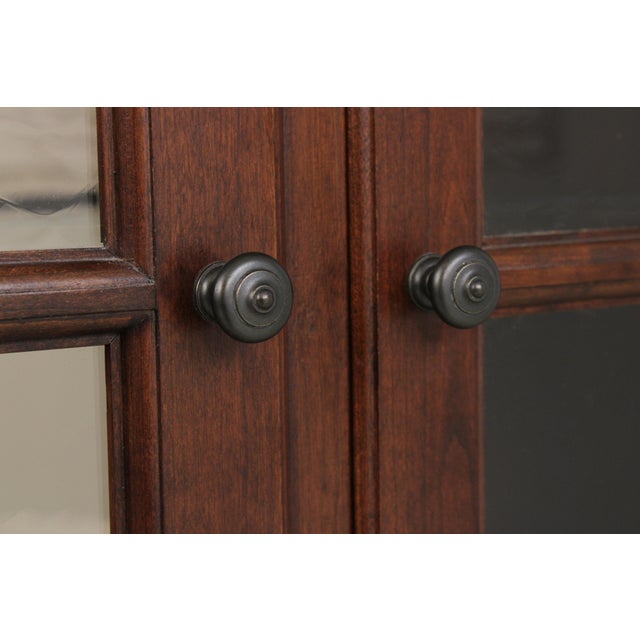 Stickley Cherry 2 Door 2 Drawer Bookcase For Sale - Image 11 of 18