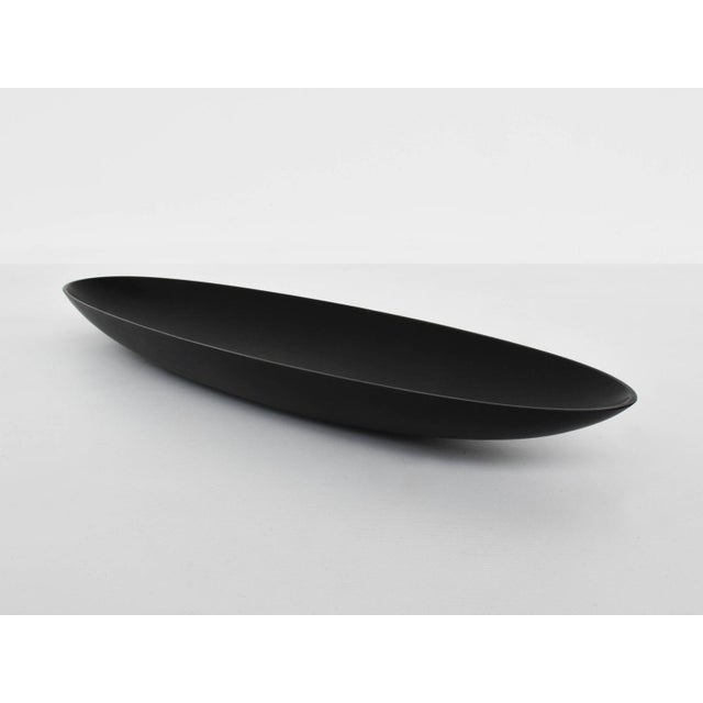 Large Bowl in Black Melanin, 1956, in Very Good conditions. Designed 1950 to 1959 This piece is attributed to the...