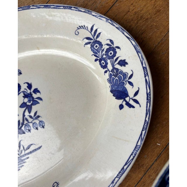 Large Antique Plates, Late 19th-Early 20th Century, Set of 5 For Sale - Image 10 of 18