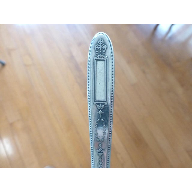 61 Piece Oneida Community 1921 GROSVENOR Silverplate Flatware Set Art DECO Vintage No monogram The pieces are marked...