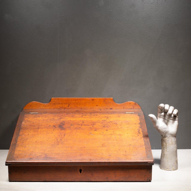 19th C. Shop Keeper's Table Top Desk c.1850 For Sale - Image 11 of 12
